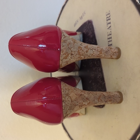 Red Jessica Simpson High Heels - Picture 7 of 12